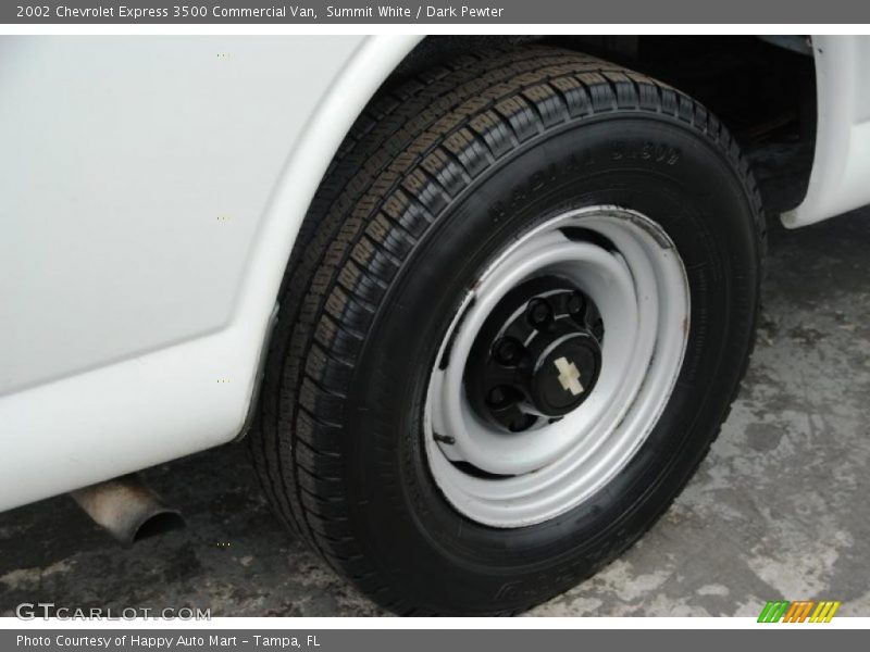 Summit White / Dark Pewter 2002 Chevrolet Express 3500 Commercial Van