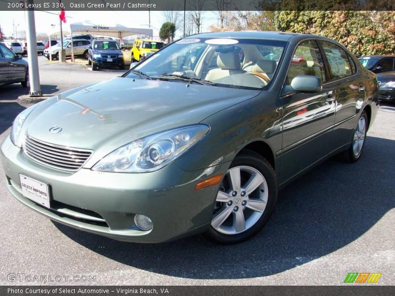 Oasis Green Pearl / Cashmere 2006 Lexus ES 330