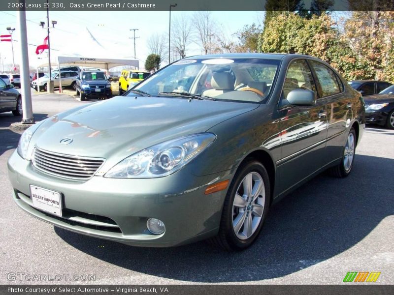 Oasis Green Pearl / Cashmere 2006 Lexus ES 330