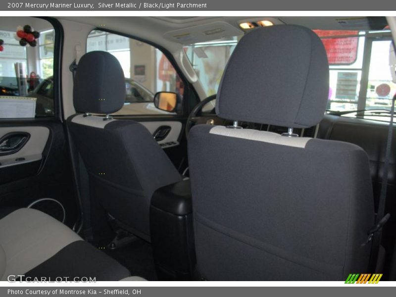 Silver Metallic / Black/Light Parchment 2007 Mercury Mariner Luxury