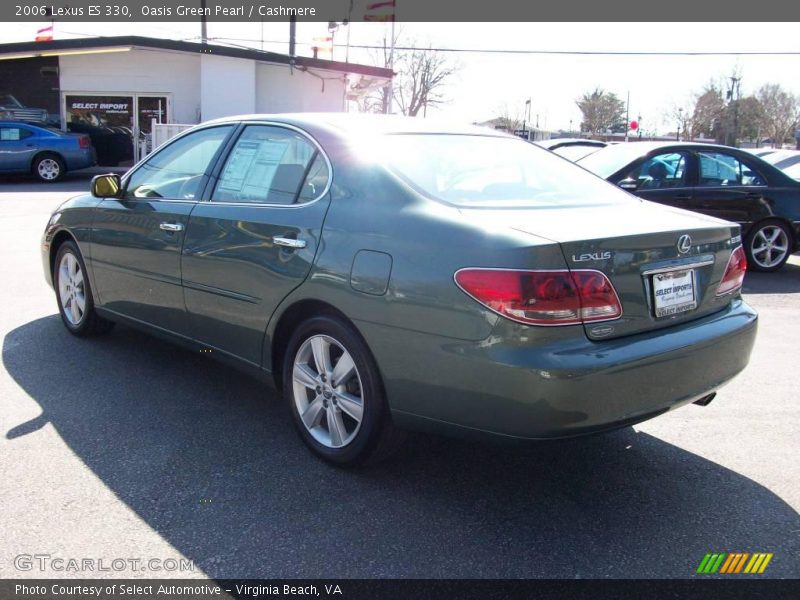 Oasis Green Pearl / Cashmere 2006 Lexus ES 330