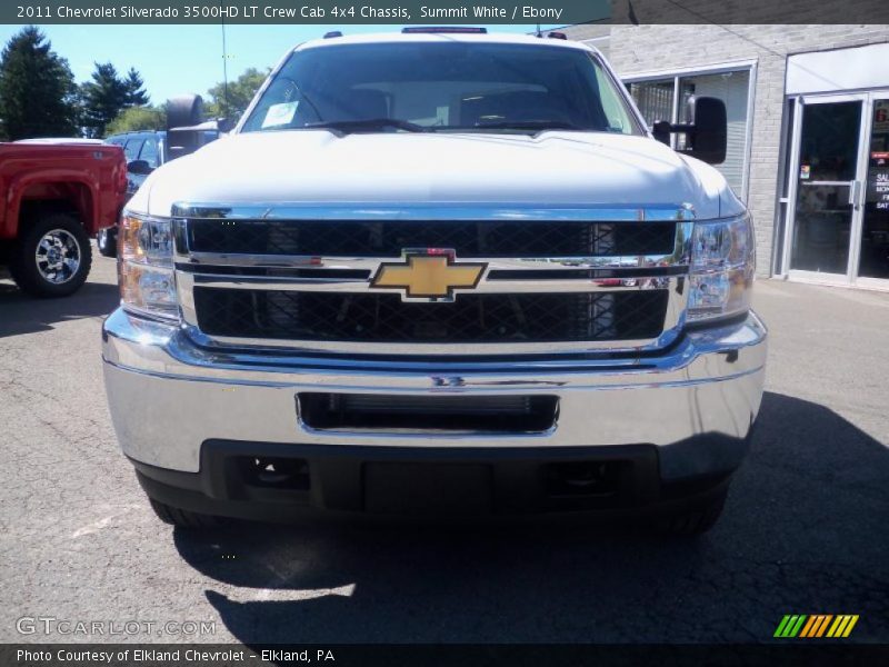 Summit White / Ebony 2011 Chevrolet Silverado 3500HD LT Crew Cab 4x4 Chassis