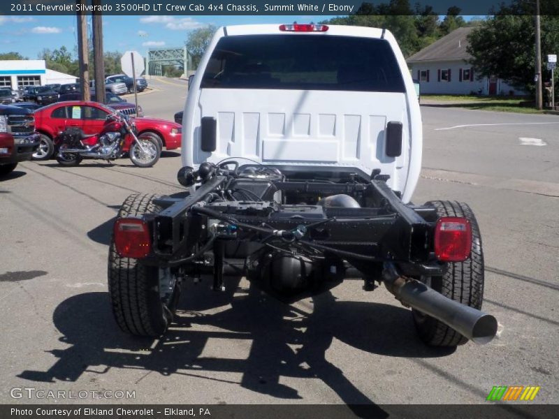 Summit White / Ebony 2011 Chevrolet Silverado 3500HD LT Crew Cab 4x4 Chassis