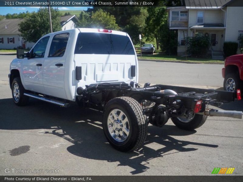 Summit White / Ebony 2011 Chevrolet Silverado 3500HD LT Crew Cab 4x4 Chassis