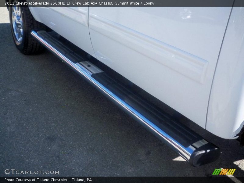 Summit White / Ebony 2011 Chevrolet Silverado 3500HD LT Crew Cab 4x4 Chassis