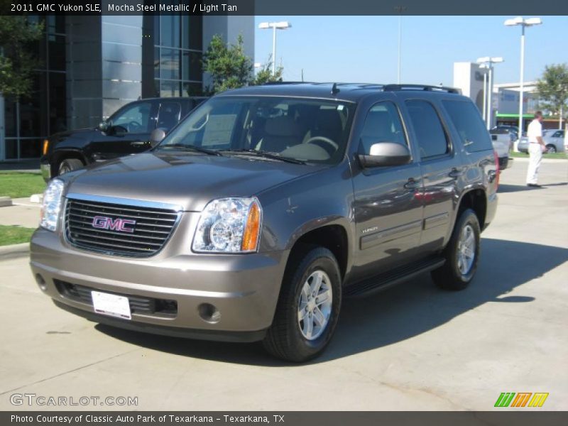 Mocha Steel Metallic / Light Tan 2011 GMC Yukon SLE