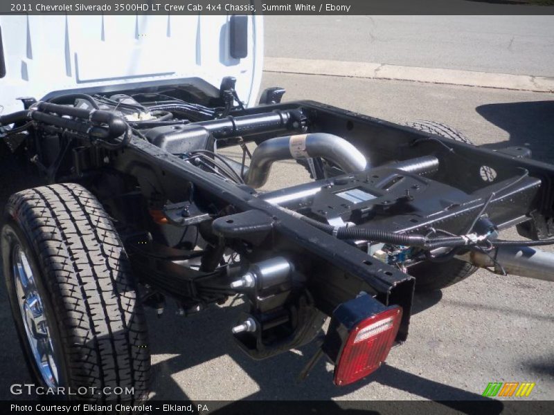 Summit White / Ebony 2011 Chevrolet Silverado 3500HD LT Crew Cab 4x4 Chassis