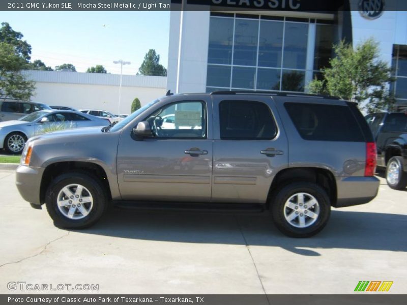 Mocha Steel Metallic / Light Tan 2011 GMC Yukon SLE