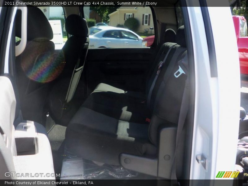 Summit White / Ebony 2011 Chevrolet Silverado 3500HD LT Crew Cab 4x4 Chassis