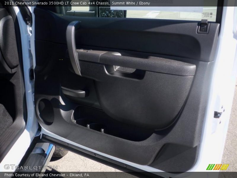 Summit White / Ebony 2011 Chevrolet Silverado 3500HD LT Crew Cab 4x4 Chassis