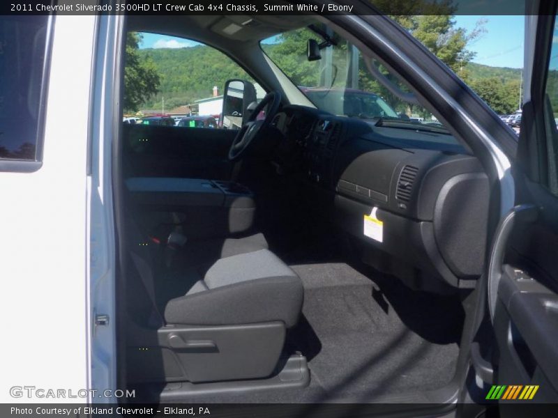 Summit White / Ebony 2011 Chevrolet Silverado 3500HD LT Crew Cab 4x4 Chassis