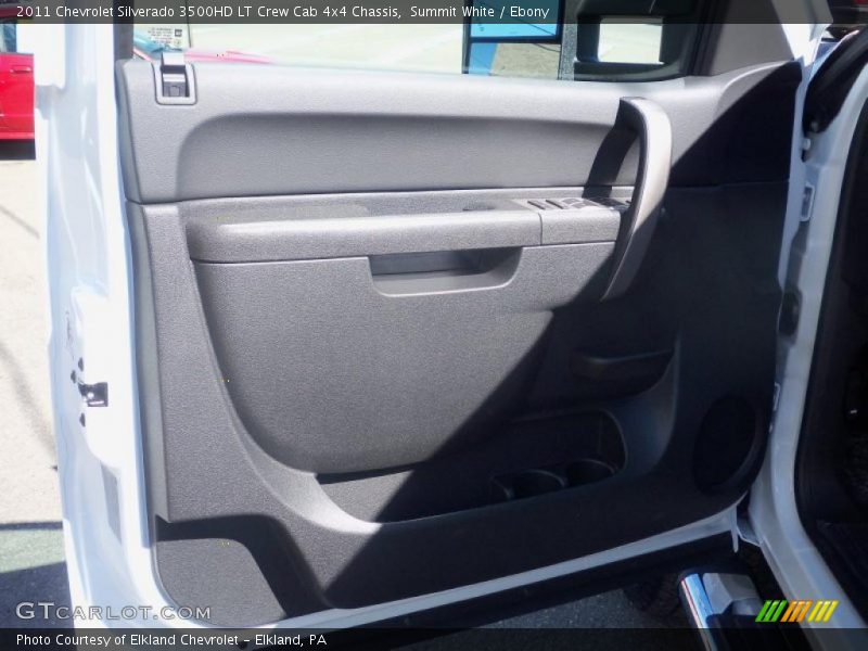 Summit White / Ebony 2011 Chevrolet Silverado 3500HD LT Crew Cab 4x4 Chassis
