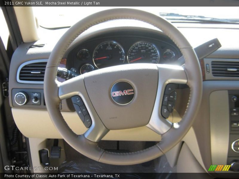 Mocha Steel Metallic / Light Tan 2011 GMC Yukon SLE