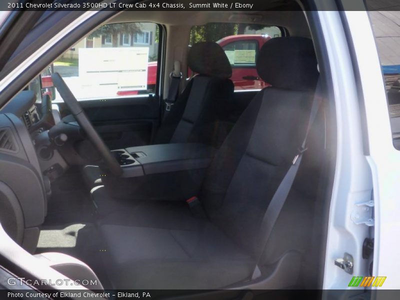 Summit White / Ebony 2011 Chevrolet Silverado 3500HD LT Crew Cab 4x4 Chassis