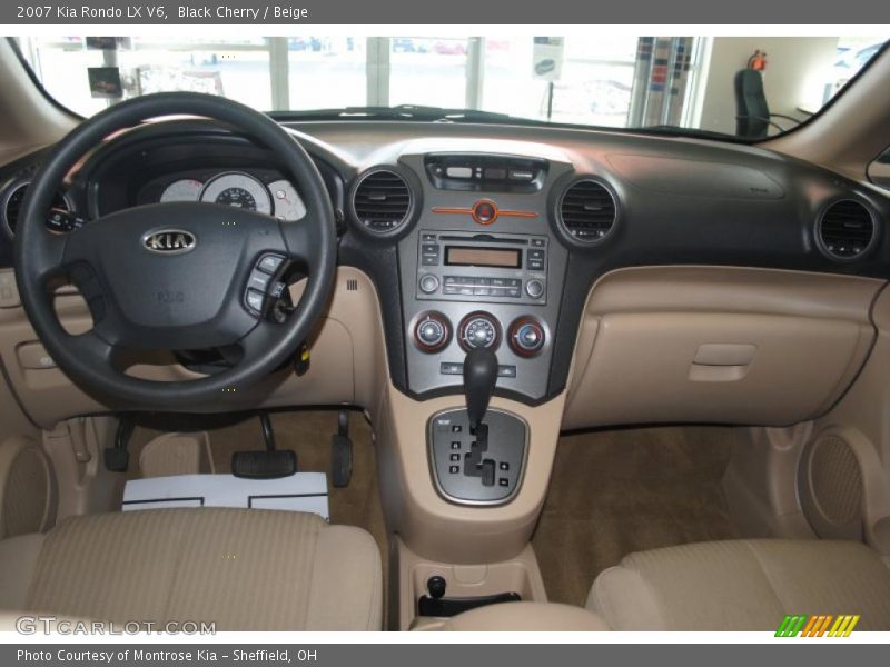 Black Cherry / Beige 2007 Kia Rondo LX V6