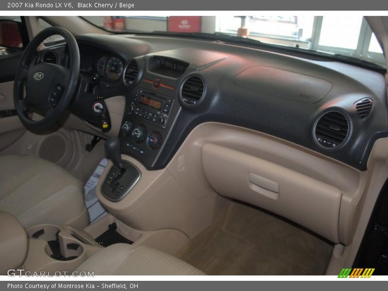 Black Cherry / Beige 2007 Kia Rondo LX V6