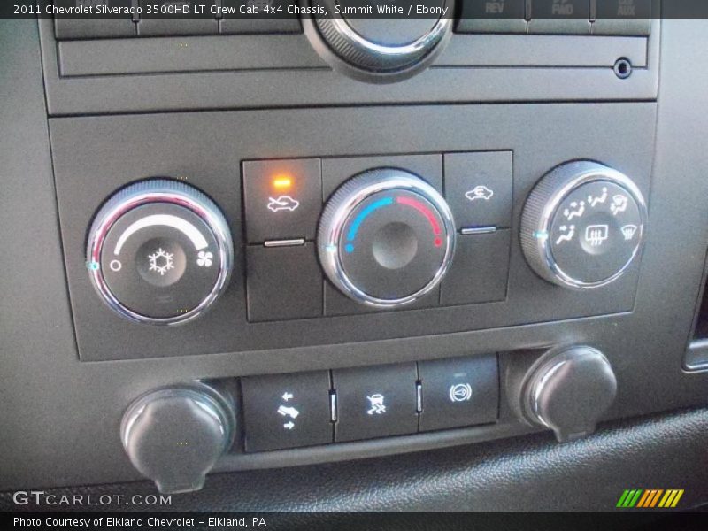 Summit White / Ebony 2011 Chevrolet Silverado 3500HD LT Crew Cab 4x4 Chassis