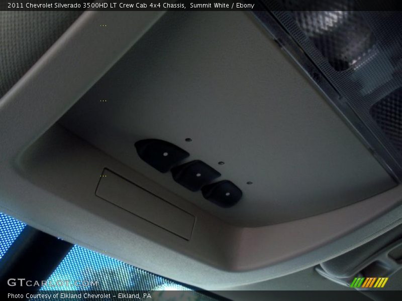 Summit White / Ebony 2011 Chevrolet Silverado 3500HD LT Crew Cab 4x4 Chassis