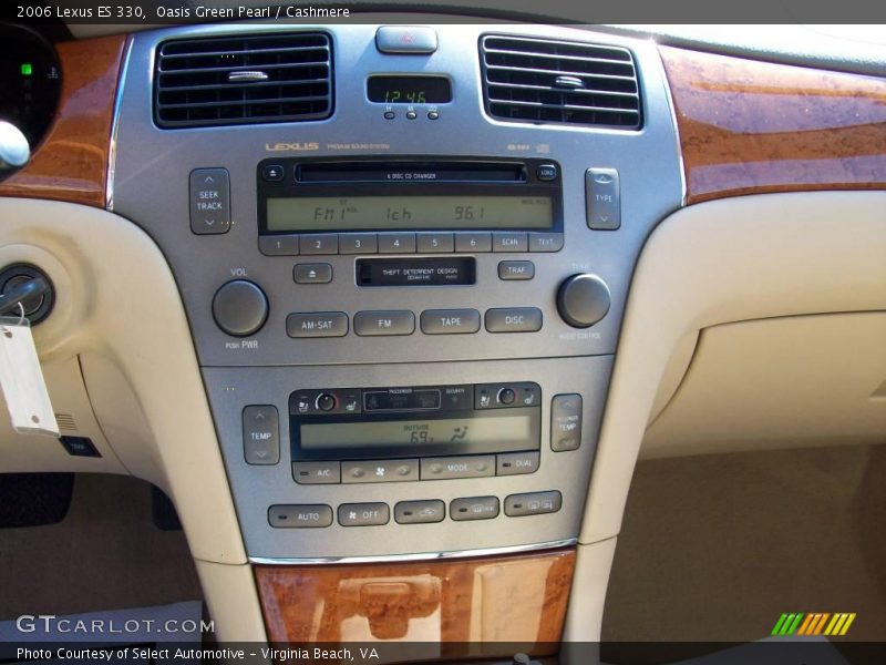 Oasis Green Pearl / Cashmere 2006 Lexus ES 330