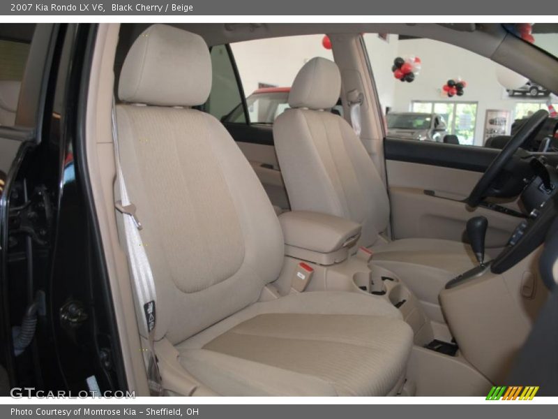 Black Cherry / Beige 2007 Kia Rondo LX V6