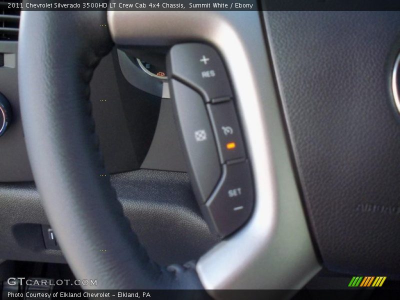 Summit White / Ebony 2011 Chevrolet Silverado 3500HD LT Crew Cab 4x4 Chassis