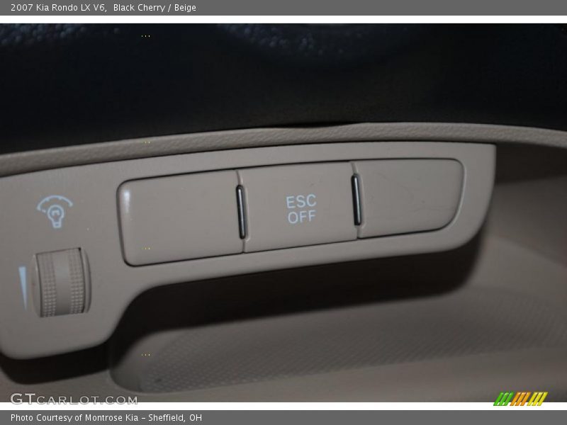 Black Cherry / Beige 2007 Kia Rondo LX V6