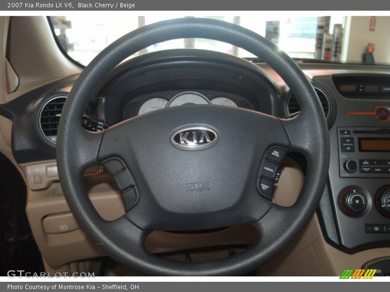 Black Cherry / Beige 2007 Kia Rondo LX V6