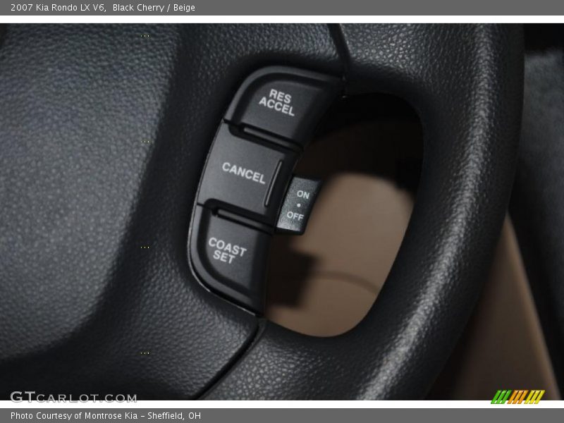 Black Cherry / Beige 2007 Kia Rondo LX V6