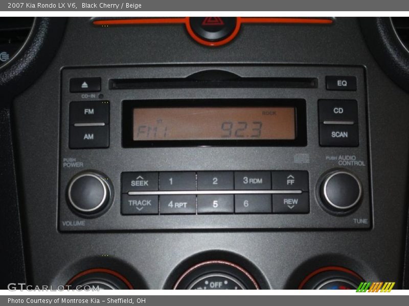 Black Cherry / Beige 2007 Kia Rondo LX V6