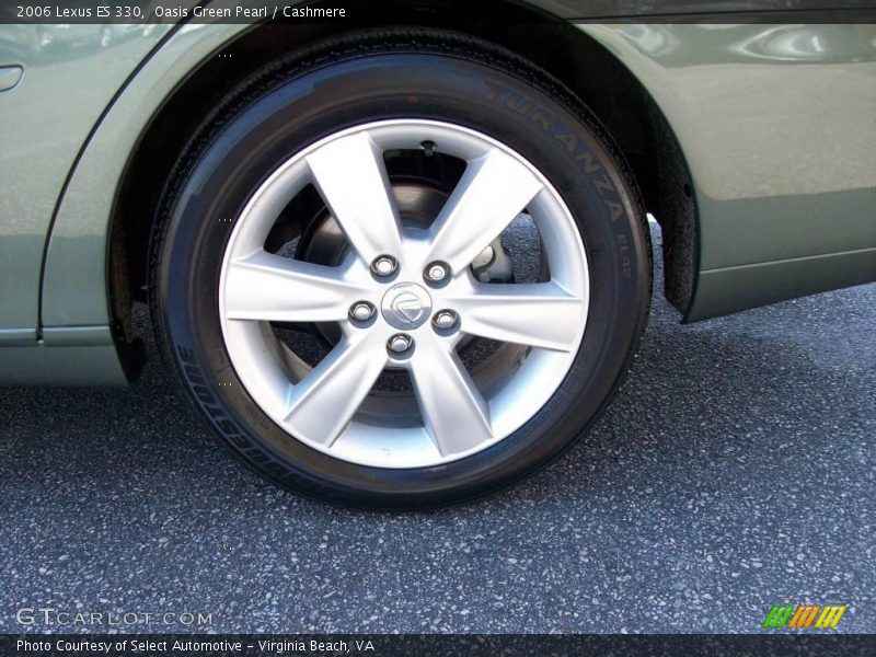 Oasis Green Pearl / Cashmere 2006 Lexus ES 330