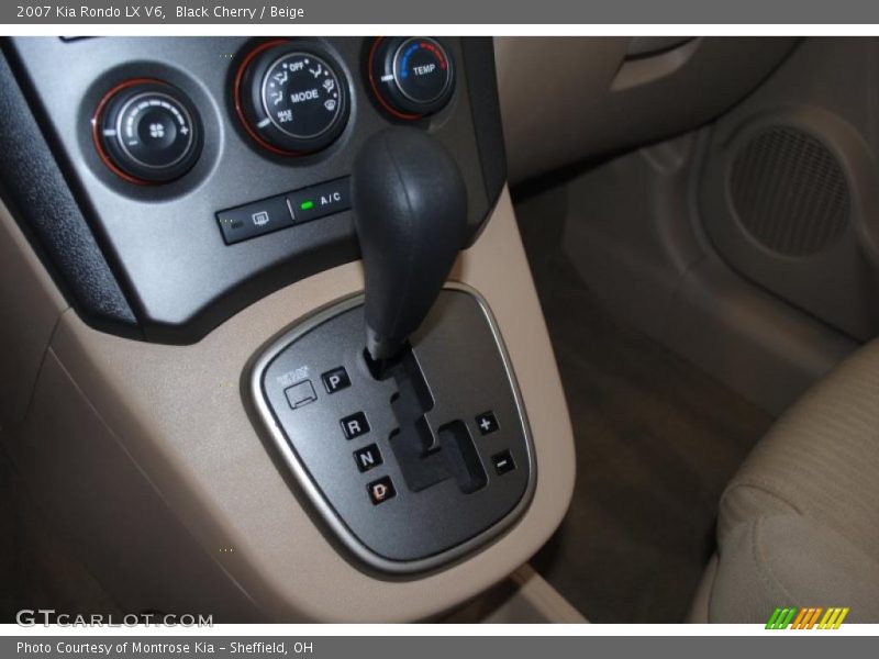 Black Cherry / Beige 2007 Kia Rondo LX V6