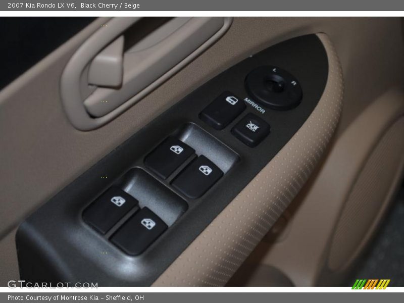 Black Cherry / Beige 2007 Kia Rondo LX V6