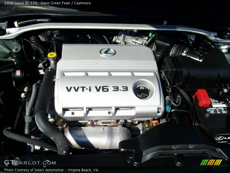 Oasis Green Pearl / Cashmere 2006 Lexus ES 330