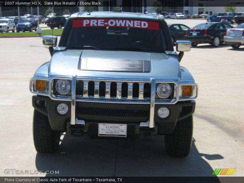 Slate Blue Metallic / Ebony Black 2007 Hummer H3 X
