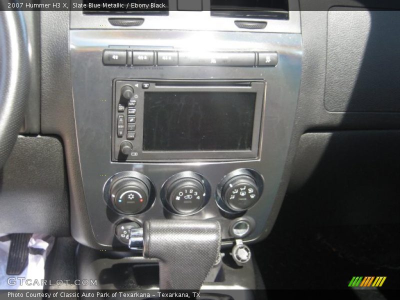 Slate Blue Metallic / Ebony Black 2007 Hummer H3 X