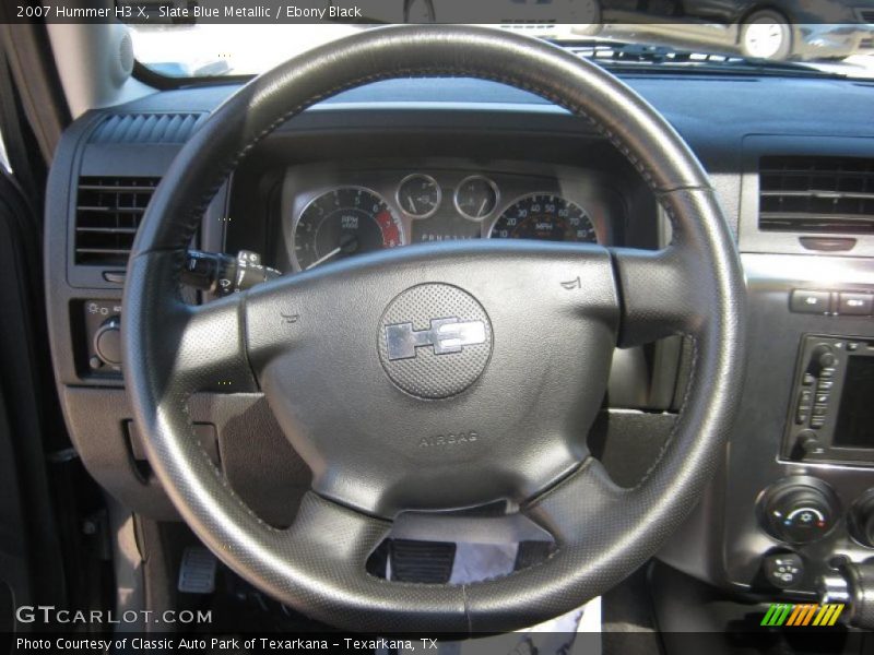 Slate Blue Metallic / Ebony Black 2007 Hummer H3 X