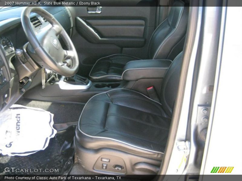 Slate Blue Metallic / Ebony Black 2007 Hummer H3 X