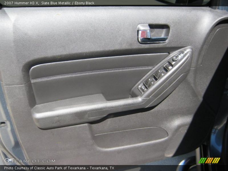 Slate Blue Metallic / Ebony Black 2007 Hummer H3 X