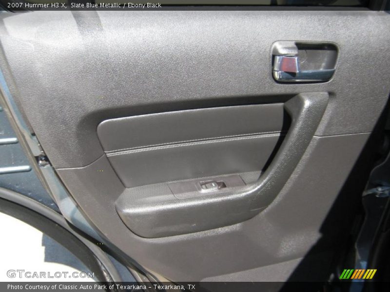 Slate Blue Metallic / Ebony Black 2007 Hummer H3 X