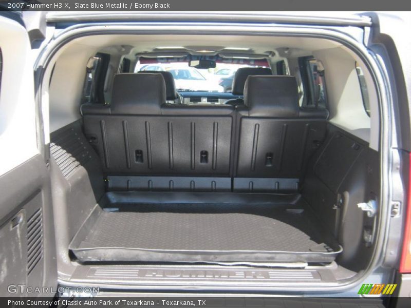Slate Blue Metallic / Ebony Black 2007 Hummer H3 X