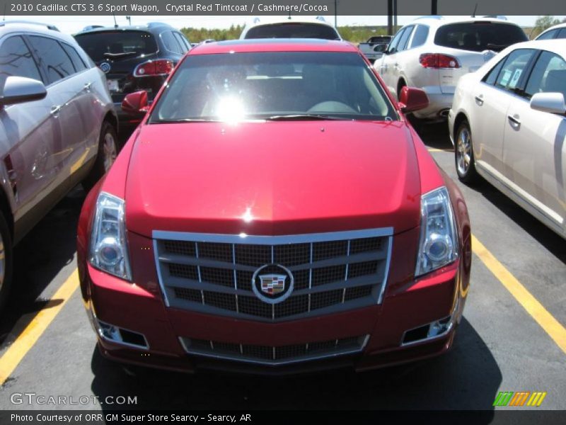 Crystal Red Tintcoat / Cashmere/Cocoa 2010 Cadillac CTS 3.6 Sport Wagon