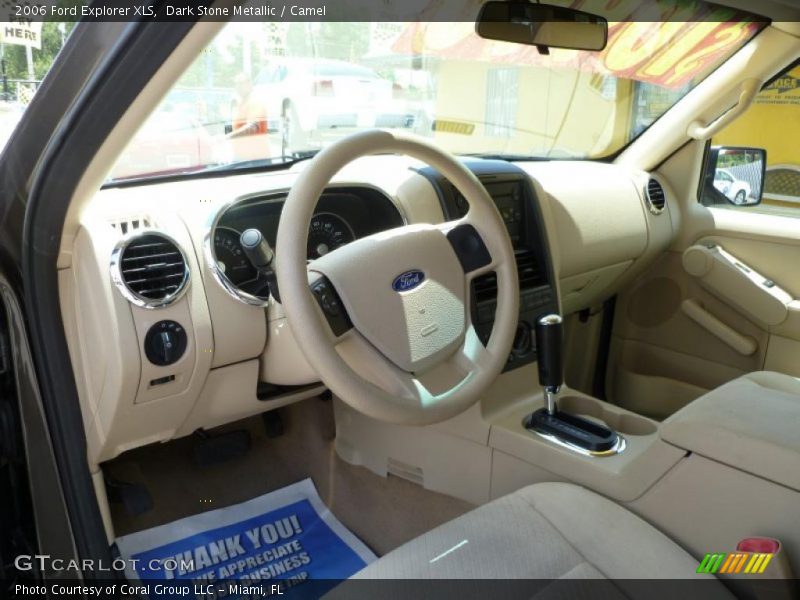 Dark Stone Metallic / Camel 2006 Ford Explorer XLS
