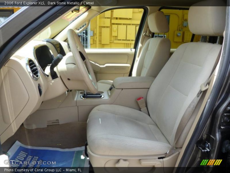 Dark Stone Metallic / Camel 2006 Ford Explorer XLS