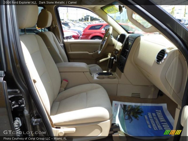 Dark Stone Metallic / Camel 2006 Ford Explorer XLS