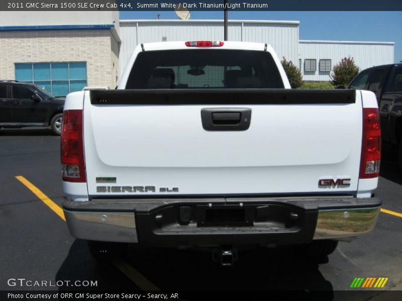 Summit White / Dark Titanium/Light Titanium 2011 GMC Sierra 1500 SLE Crew Cab 4x4