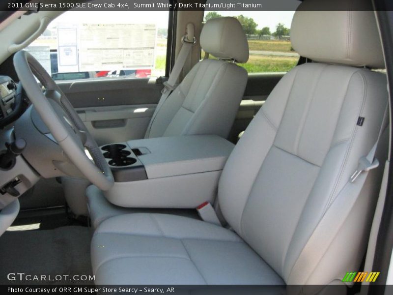 Summit White / Dark Titanium/Light Titanium 2011 GMC Sierra 1500 SLE Crew Cab 4x4