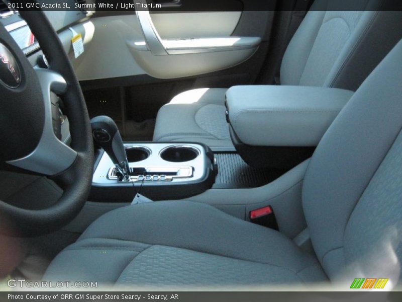 Summit White / Light Titanium 2011 GMC Acadia SL