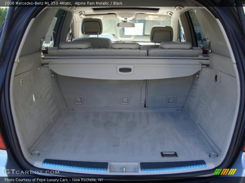 Alpine Rain Metallic / Black 2008 Mercedes-Benz ML 350 4Matic
