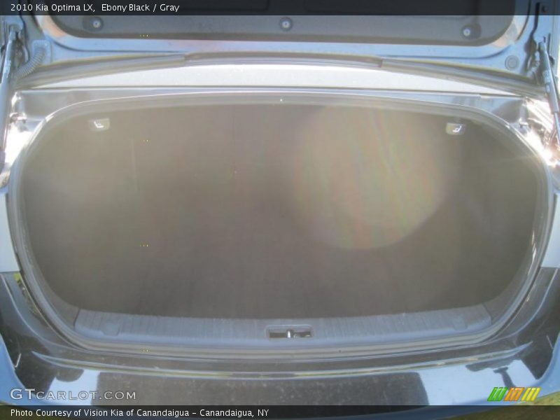 Ebony Black / Gray 2010 Kia Optima LX