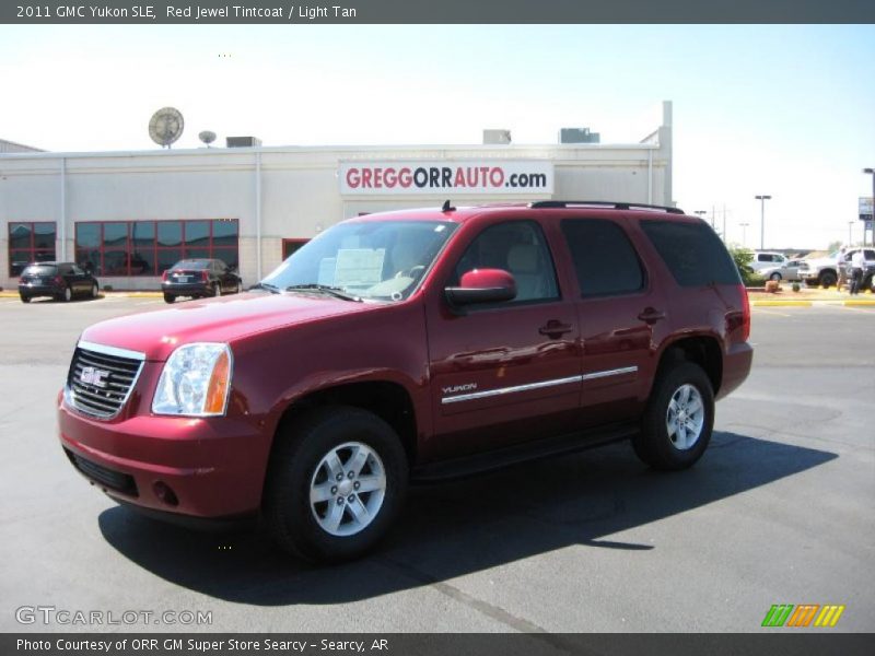 Red Jewel Tintcoat / Light Tan 2011 GMC Yukon SLE
